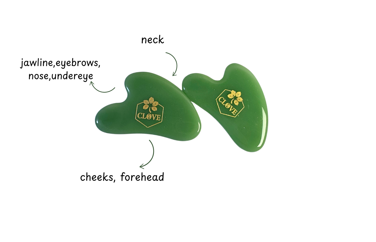 Clove Jade GUA SHA Face Massage Tool