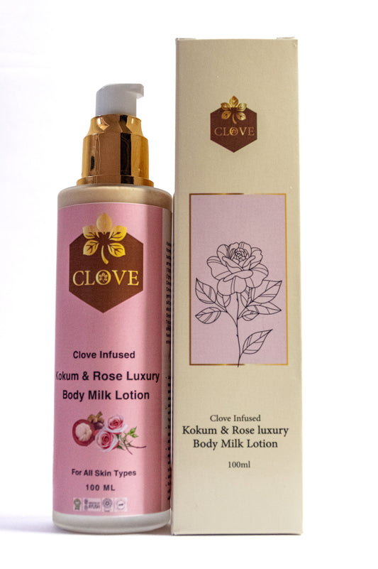 Clove Infused Kokum and Rose Luxury Body Milk Lotion | 100ml