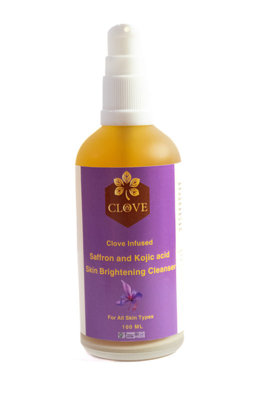 Clove Infused Saffron & Kojic Acid Skin Brightening Cleanser | 100ml