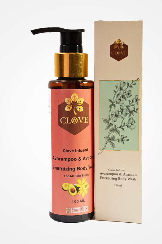 Clove Infused Avarampoo & Avacado Energizing Body Wash | 100 ml