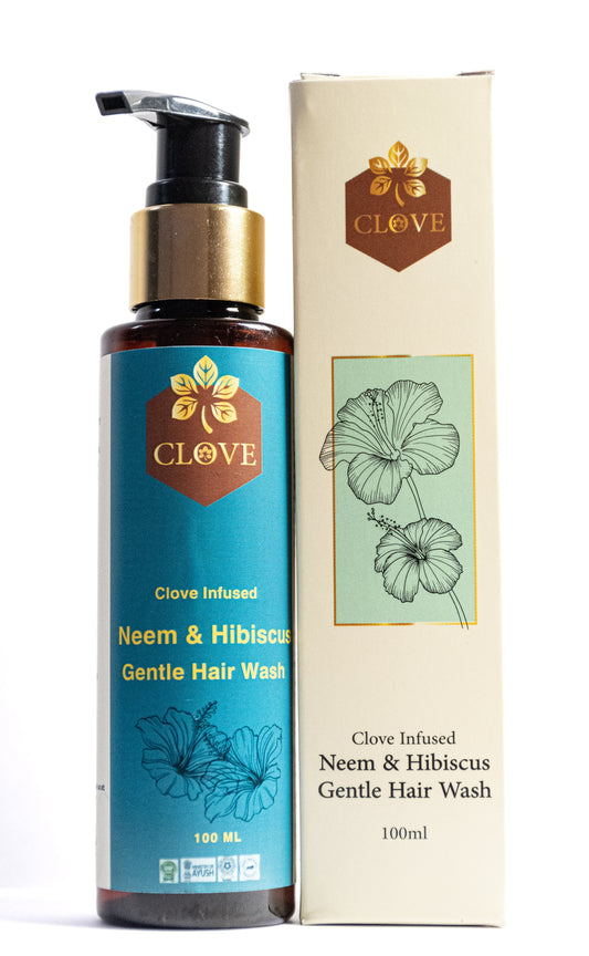 Clove Infused Neem & Hibiscus Gentle Hair wash | 100ml