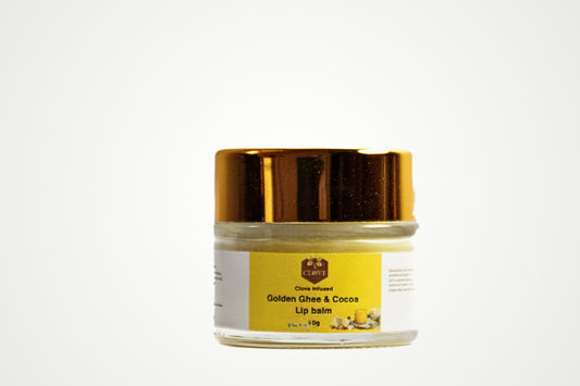 Clove Infused Golden Ghee & Cocoa Lip Balm | 10g