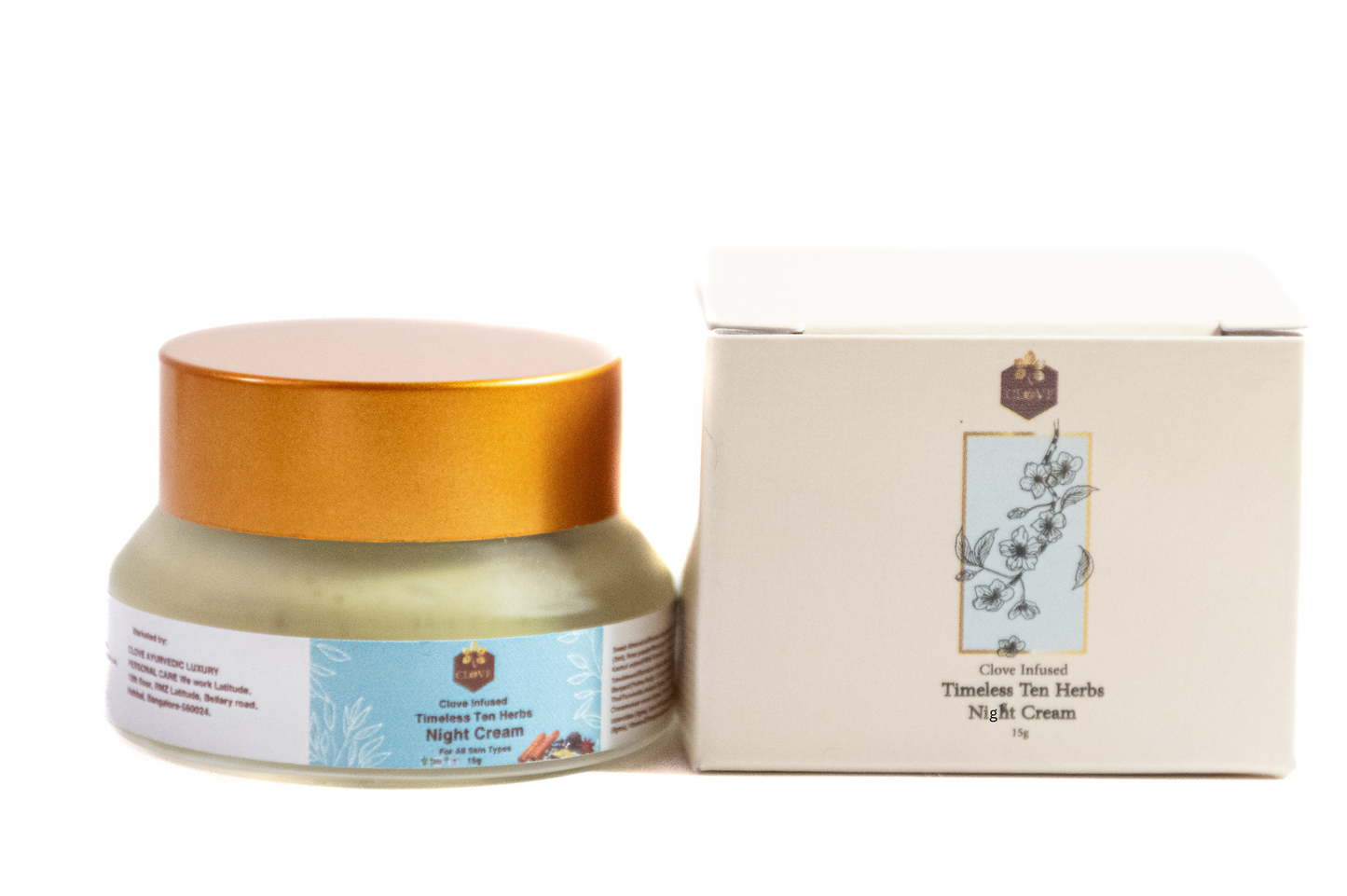 Clove Infused Timeless Ten Herbs Night Cream | 15g